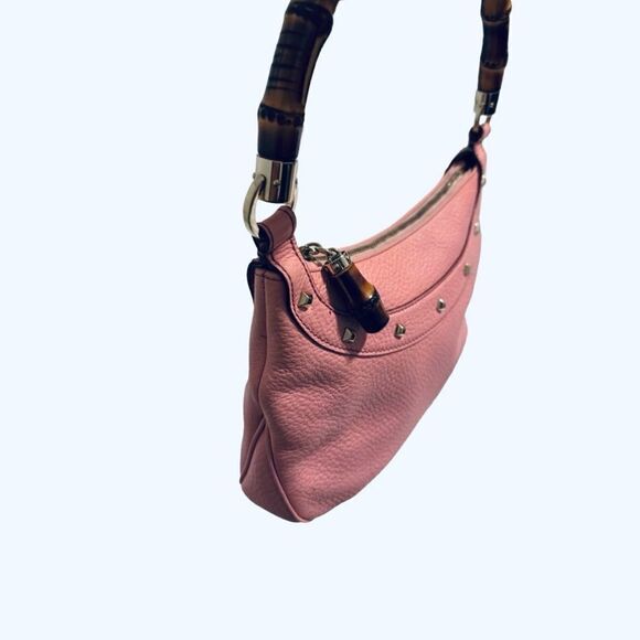 Gucci pink leather with Bamboo Anita Handle bag - Picture 7 of 8